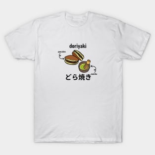 Dorayaki Matcha Tea Kawaii Vintage Retro Yummy T-Shirt